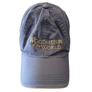 Port Authority Woodmen of the World Gray Strapback Baseball Cap‎